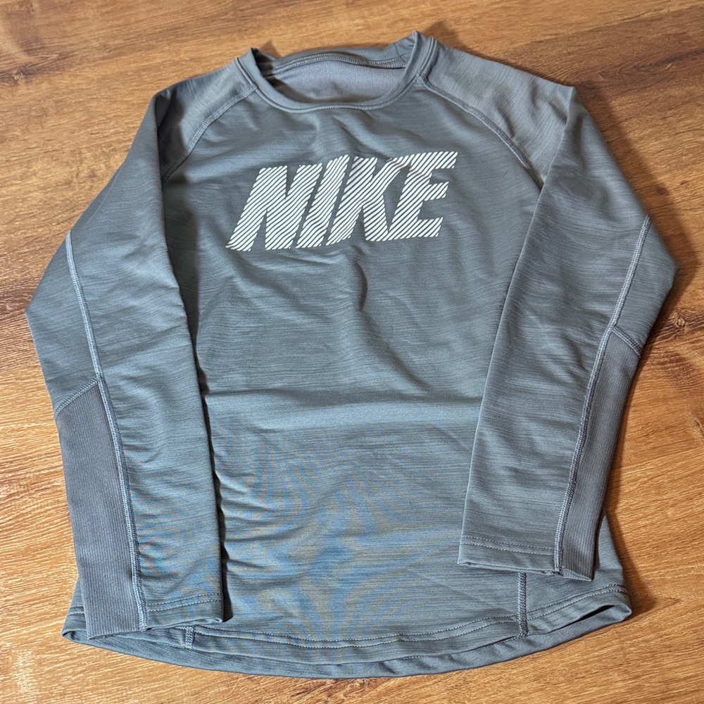 Nike Heather Gray Performance Top